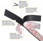 3M Dual Lock Reclosable Fasteners, Heavy Duty Industrial Use, Clear, TB3561, 1" x 10 ft Mated Strip, Indoor/Outdoor Use, Great for Metal, Glass, Acrylic, PC, ABS - Image 6